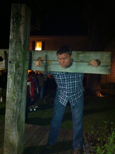 Dan in the Jailer's Inn Stockade