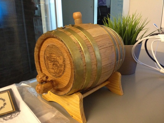 Brand New Charred Oak Mini Barrel
