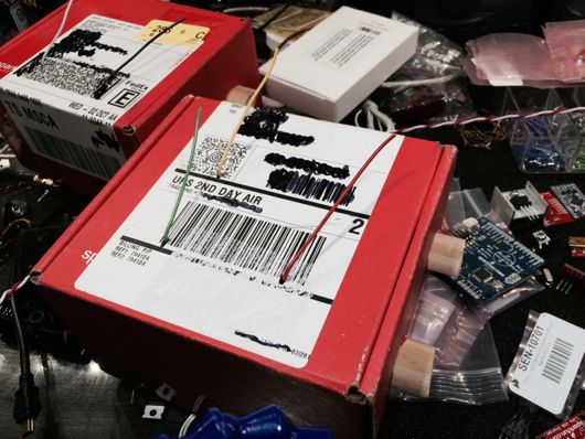 Sparkfun Shipping Box Wire Dispenser