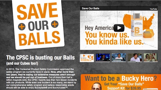 Save Buckyballs Rare Earth Magnet Desk Toys!