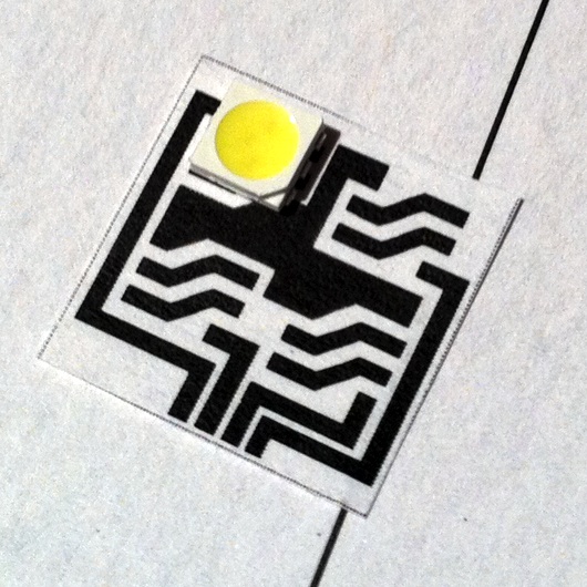 5 mm X 5 mm blue SMD LED
