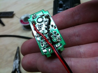 Route them between the pokey little component leads.