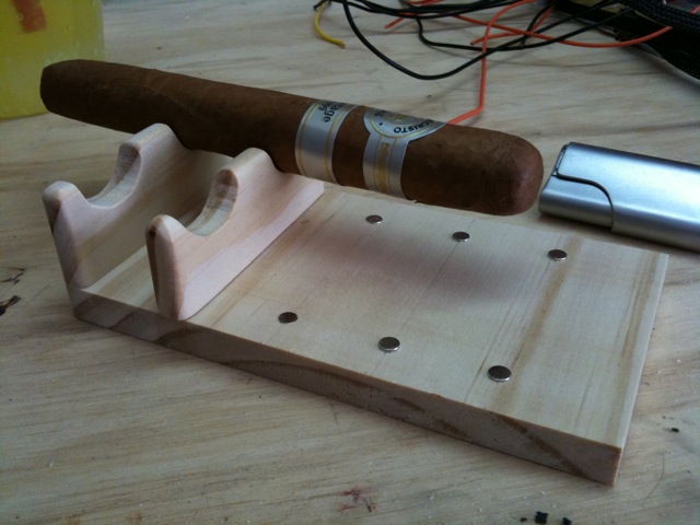 Adjust as needed for cigar length