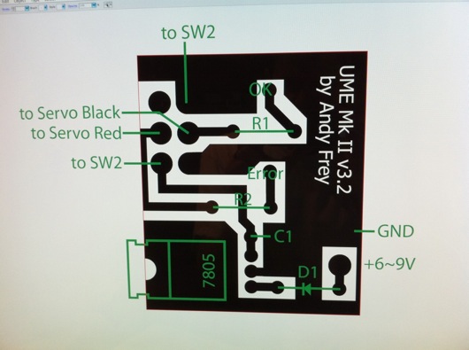 UME Mk II PCB Diagram