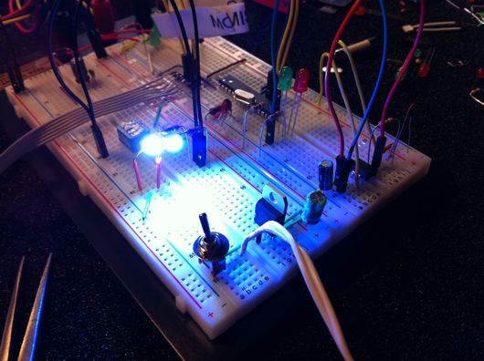 LEDs on the Breadboard