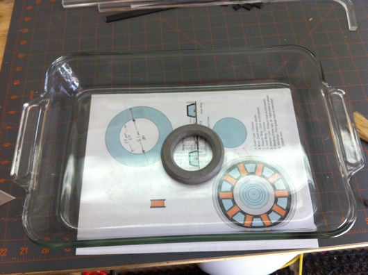 Polymer original for reactor main ring