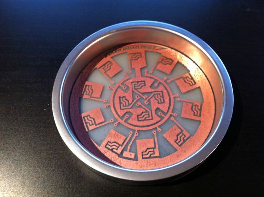 Finished etched printed circuit board