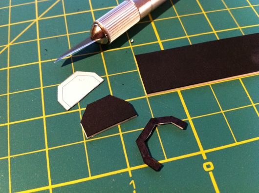 Steps in making each of the 20 channel sides