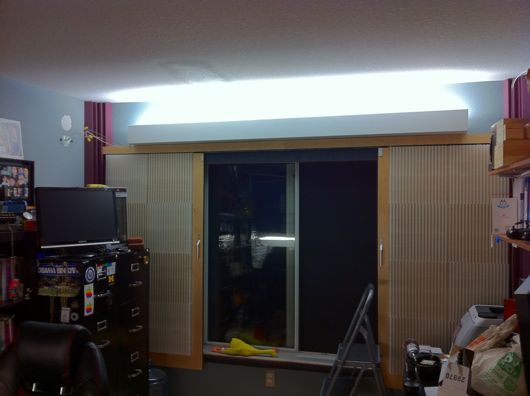 Valence around new Man Cave™ lighting