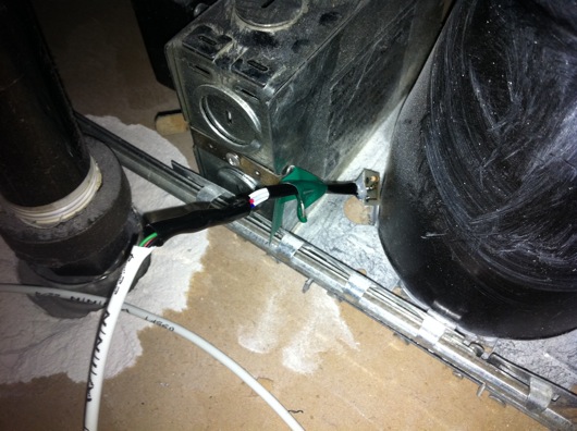 iPotti™ light sensor in position