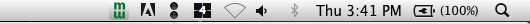 iPotti™ in the OS X® Status Menu