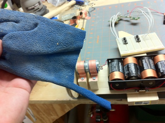 Rubber glove for grippy goodness