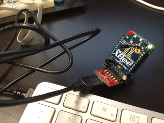 Adafruit XBee Adapter + Sparkfun FTDI Basic + USB cable
