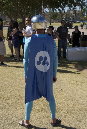 meltmedia DIY Interactive Superhero Cape Action Shot