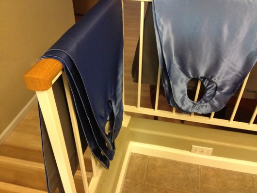 DIY Superhero Cape Edges Cleanly Ironed