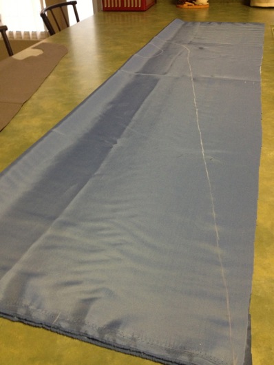 DIY Superhero Cape Pattern Transfer to Satin