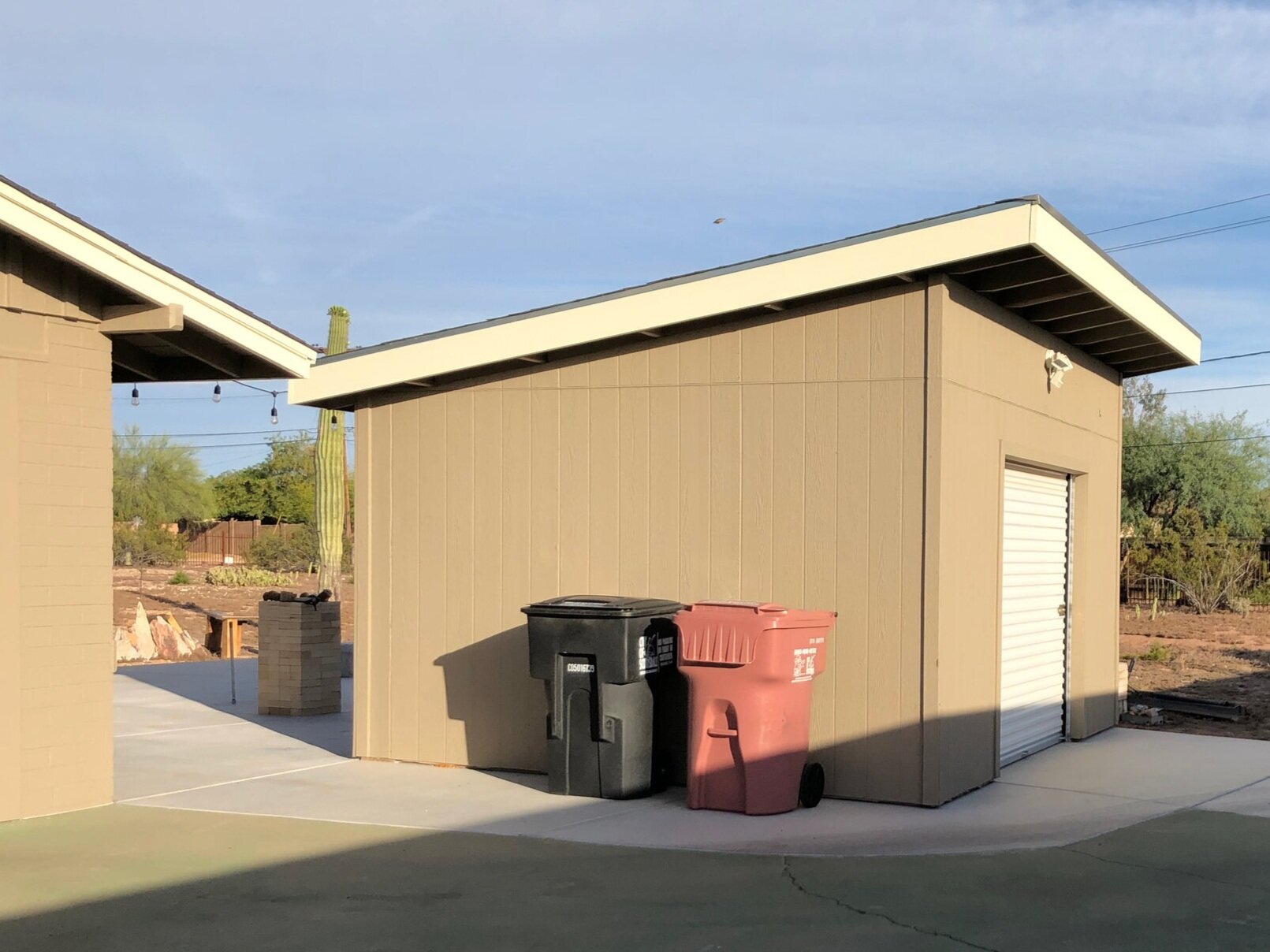 Completed 12x16 wood frame shed